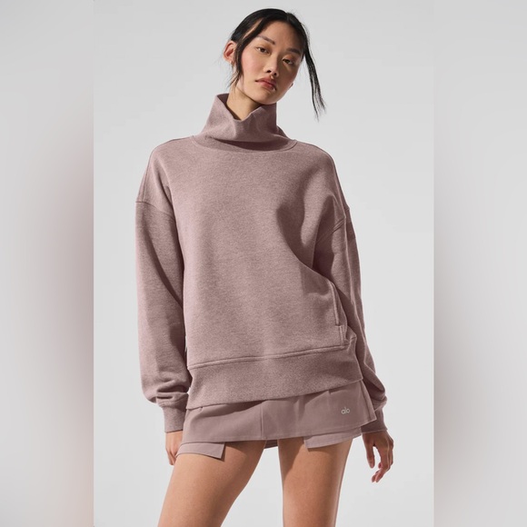 ALO Yoga Sweaters - alo hazy mock neck pullover | size xs
